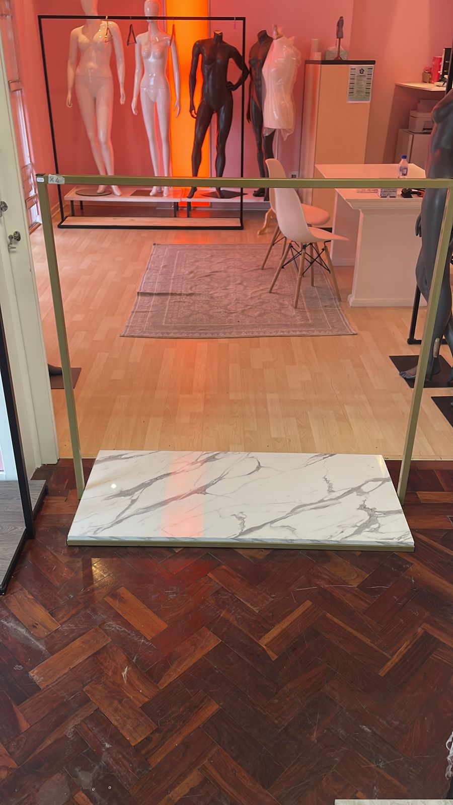 Straight Rail with Base - Non Dismantling