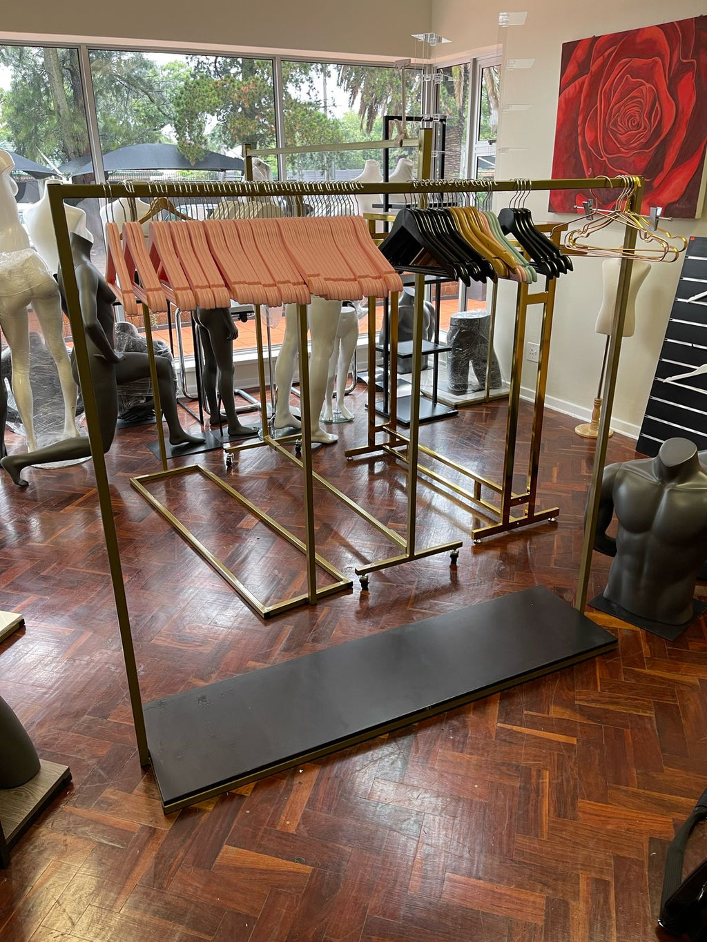 Straight Rail with Base - Non Dismantling