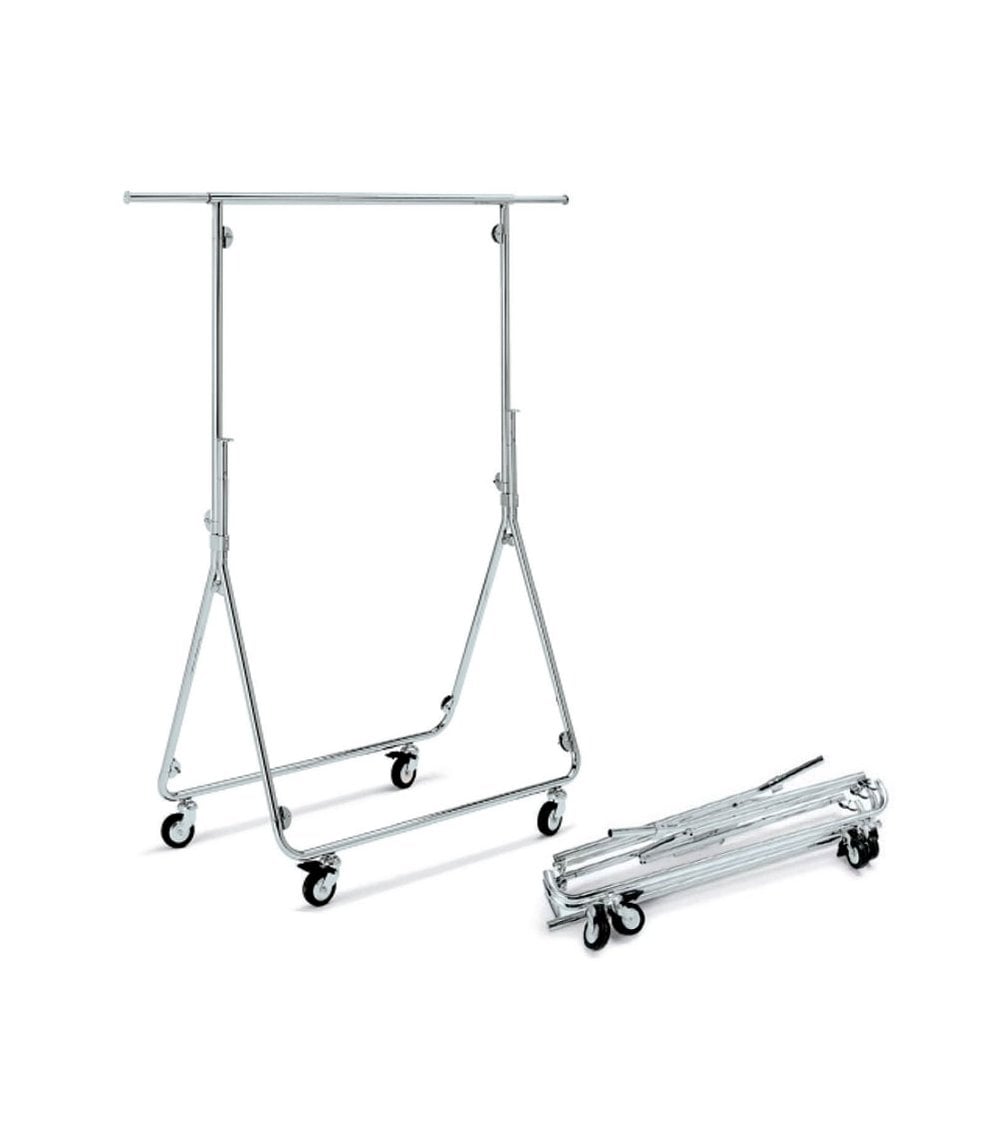 Budget Chrome Collapsible Garment Rail – DISPLAY COMPANY