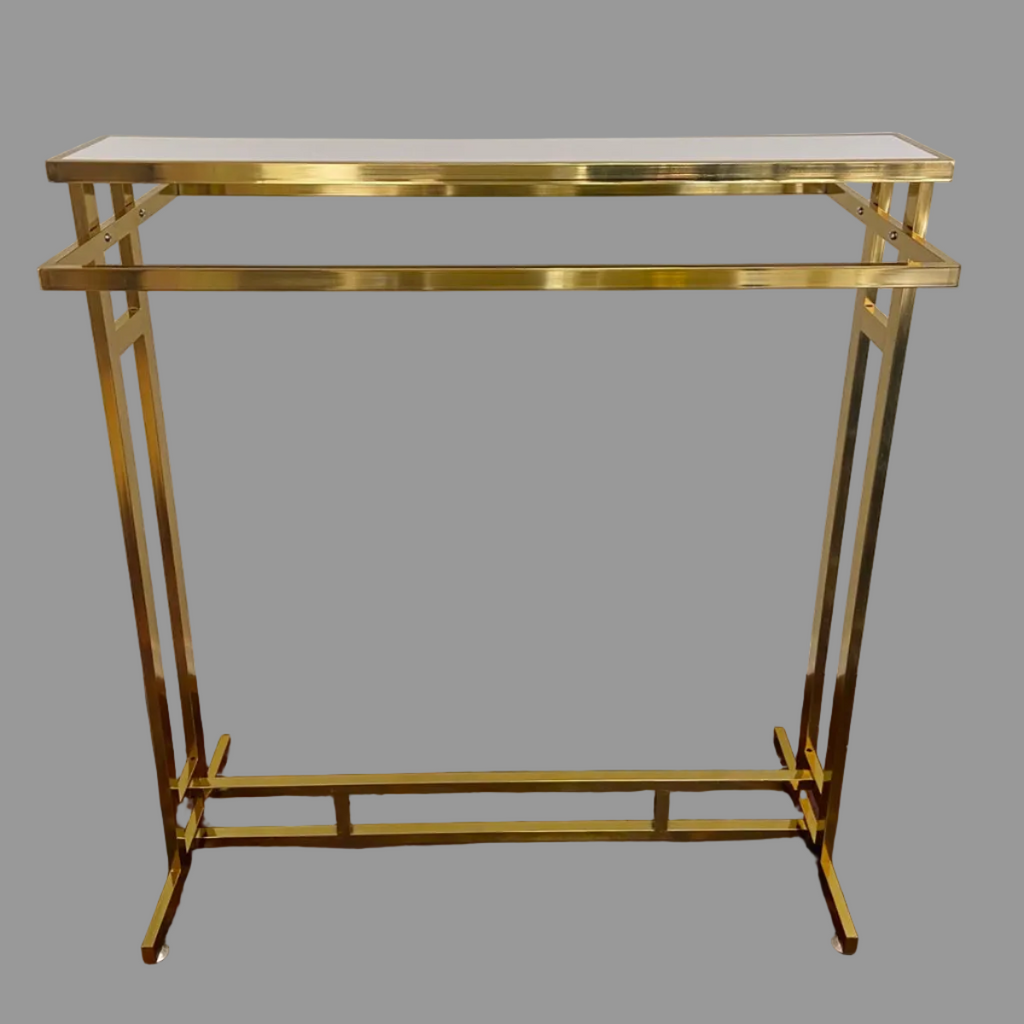 Double Sided Floor Unit with Top Shelf