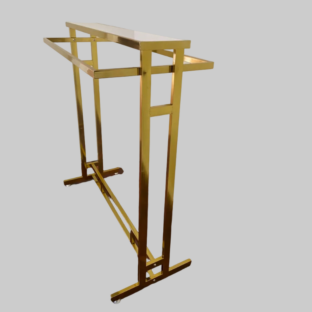 Double Sided Floor Unit with Top Shelf