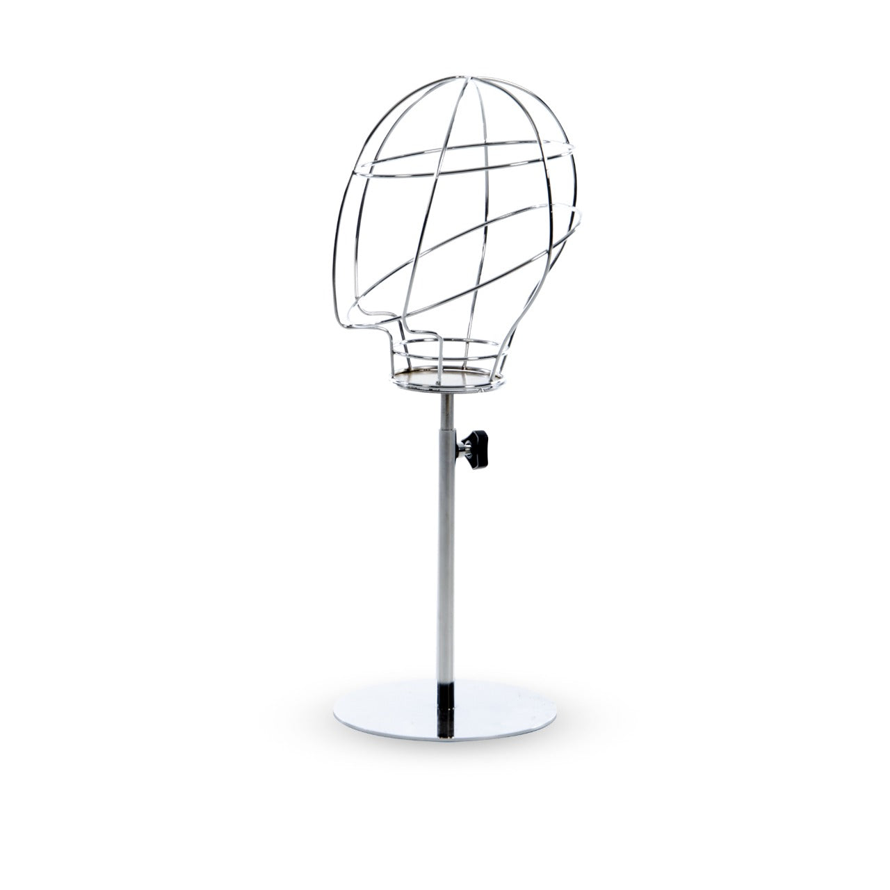 Chrome Wire Mannequin Head