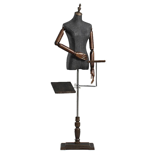 Tailors Dummy with Shelf and Bar