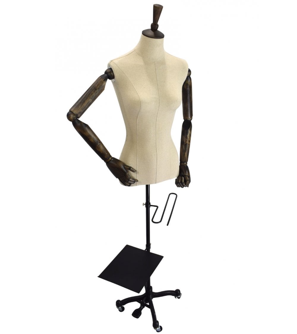 Tailors Dummy with Shelf and Bar